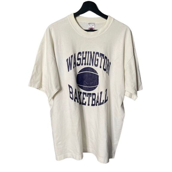 VTG UW Basketball Thompson 14 T Shirt USA XL - Picture 1 of 4